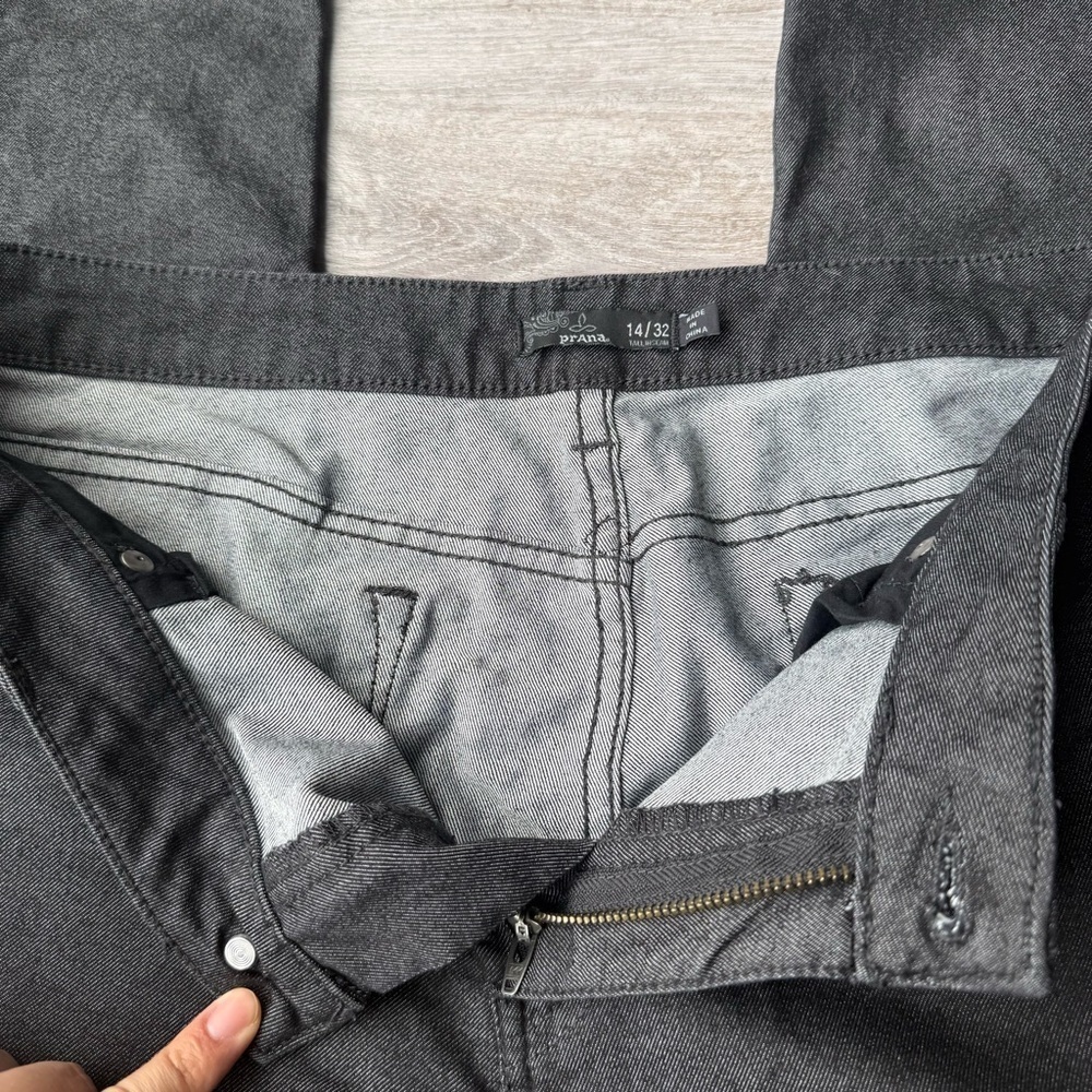 Prana Breathe Jean Black Denim Slim Fit Jeans - Picture 6 of 10